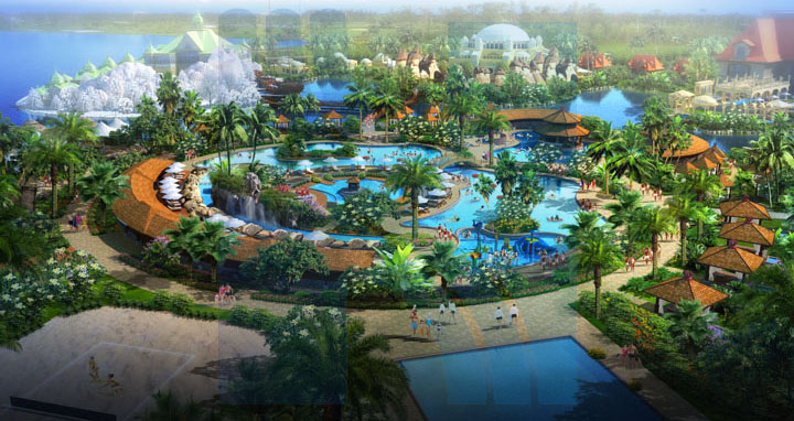 ?；◢u溫泉城飄香溫泉設(shè)計效果圖