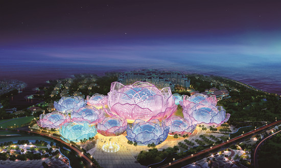 ?；◢u國(guó)際會(huì)議城夜景