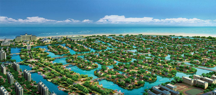 啟東海上威尼斯溫泉小鎮(zhèn)規(guī)劃