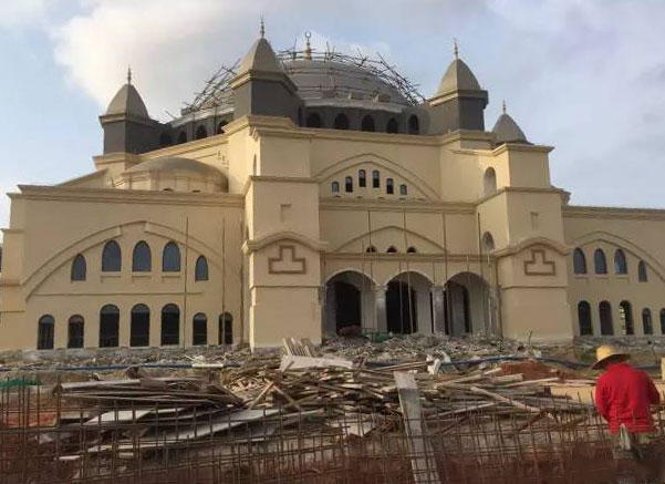 ?；◢u五國溫泉城土耳其溫泉建設(shè)現(xiàn)場