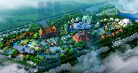 投資10億的啟東溫泉小鎮(zhèn)初具規(guī)模